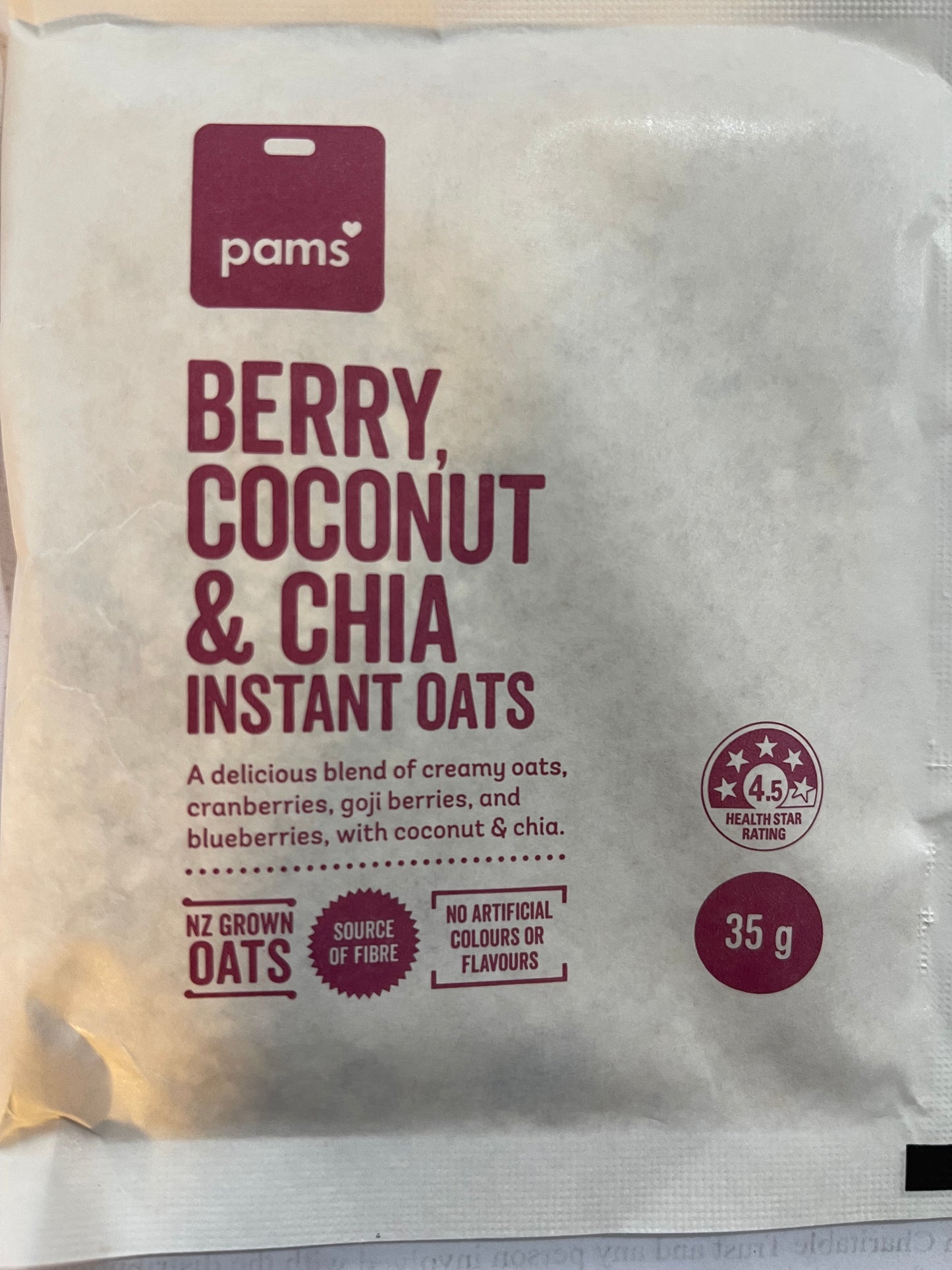 Instant Porridge (Oat Sachets) 365g Pams or Uncle Tobys