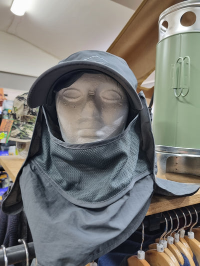 Sunhat with Neck Flap & Breathable Face Cover