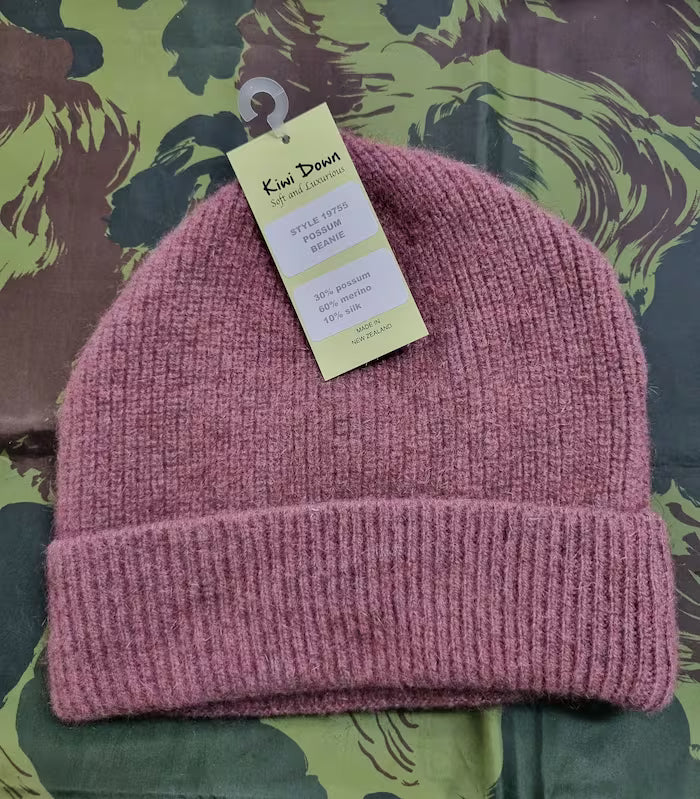 Kiwi Down Possum Merino & Silk Beanies