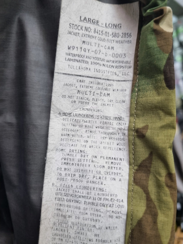 US Army Multi-Cam Gen III Gortex Jacket