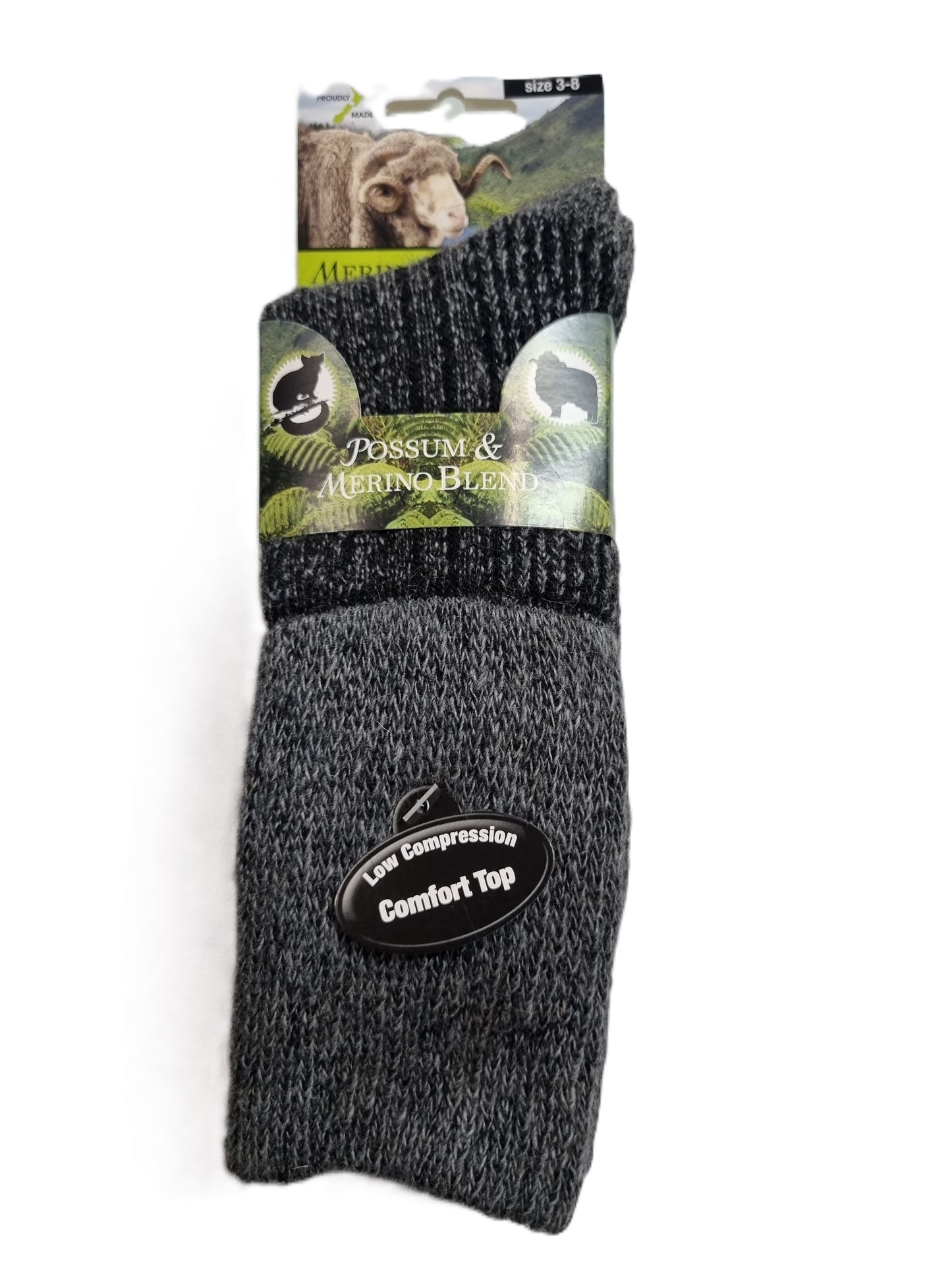 Possum Merino Low Compression Socks
