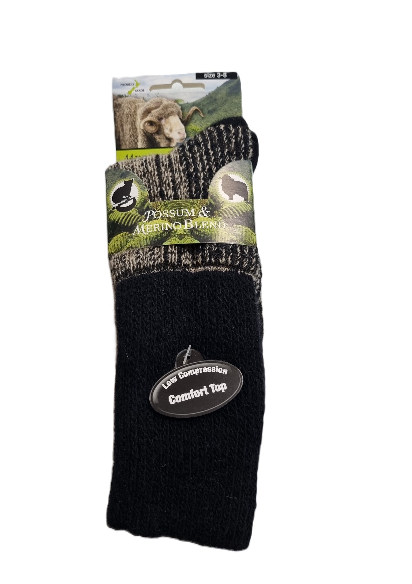 Possum Merino Low Compression Socks