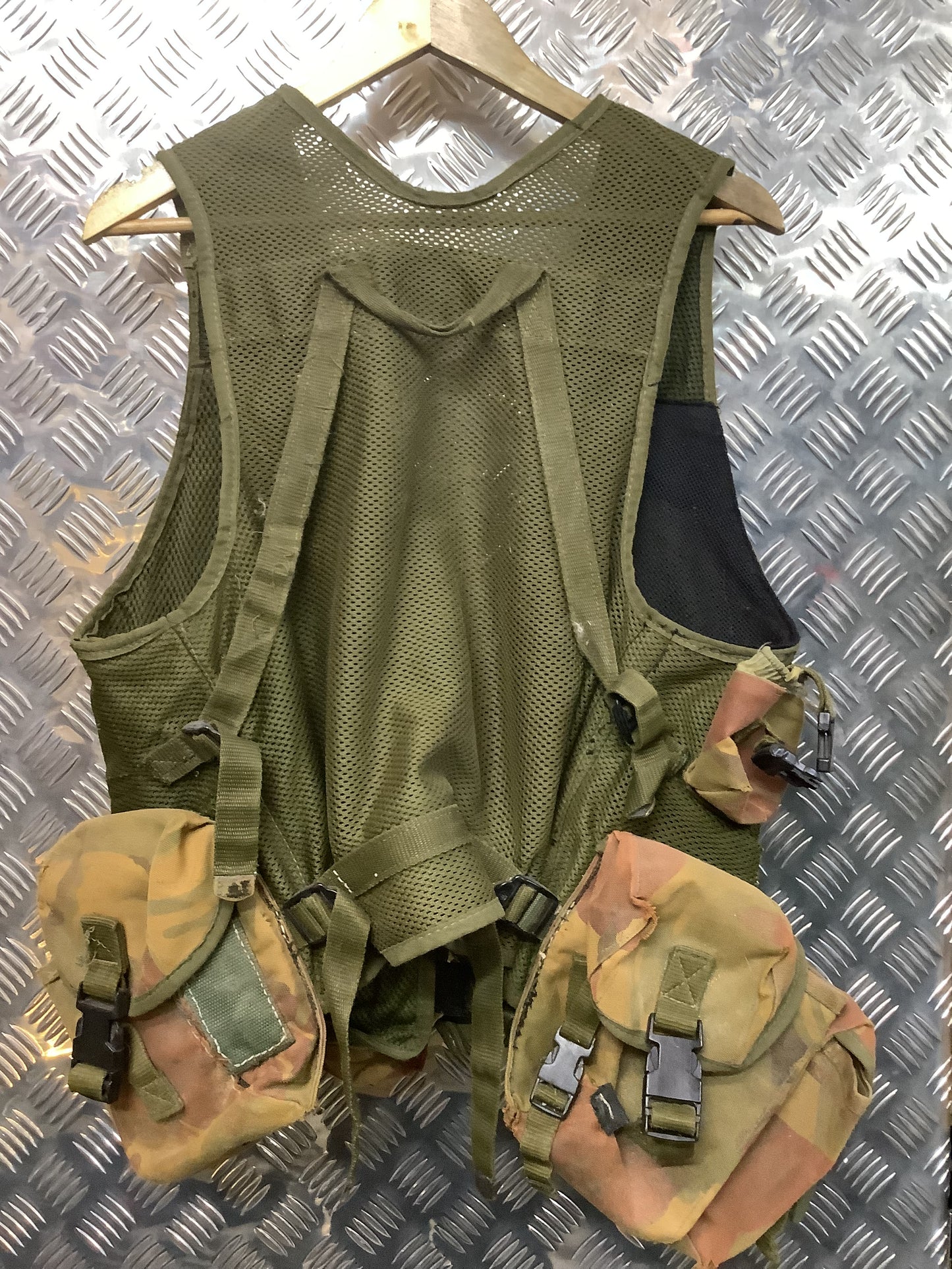 DPM webbing vest with pouches (New and Used)