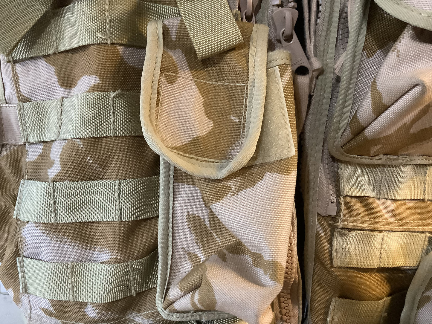 Desert DPM Camo - Vest Tactical Load Carrying webbing with pouches - Save $65