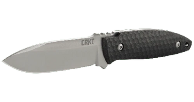CRKT Lucas Burnley Aux Fixed Blade Knife Black 3.5"