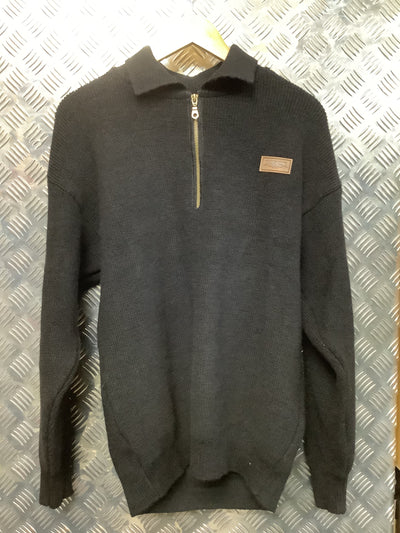 Ironbark Pure Wool Half Zip Jersey