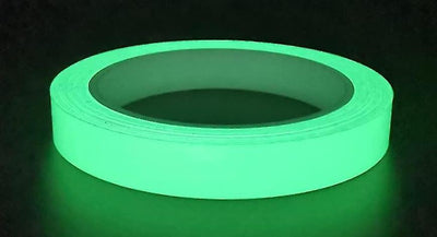 Glow in the Dark Tape 3 metre roll - 1cm wide AND 3 metre roll - 3cm wide