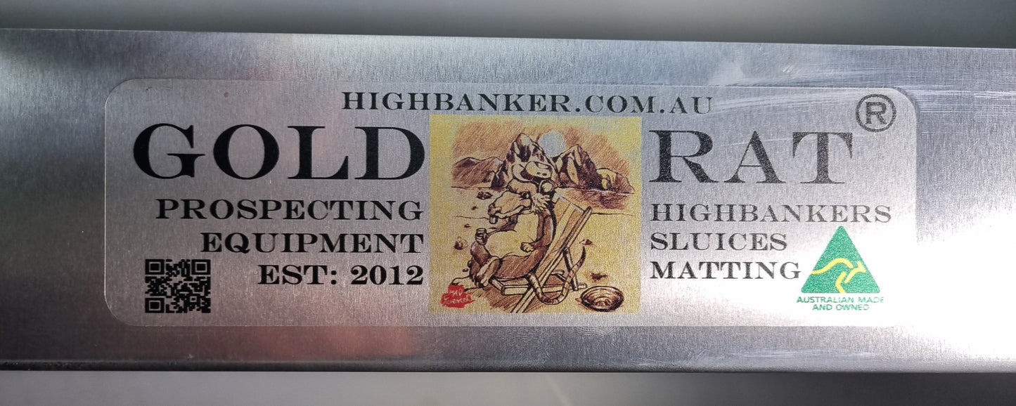 10 Inch Bare Bone Sluice