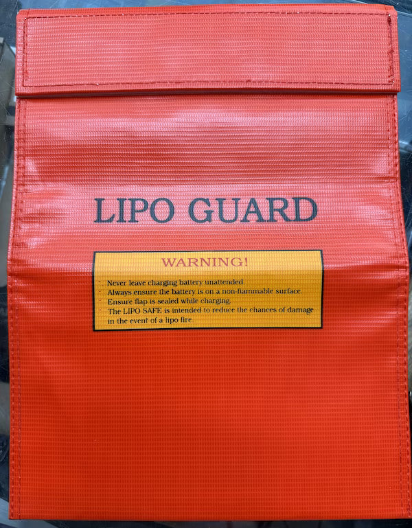 Lipo Guard Battery Charging Flame Retardant Safety Bag