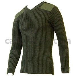 Army Style Commando Pullover/Jersey V neck