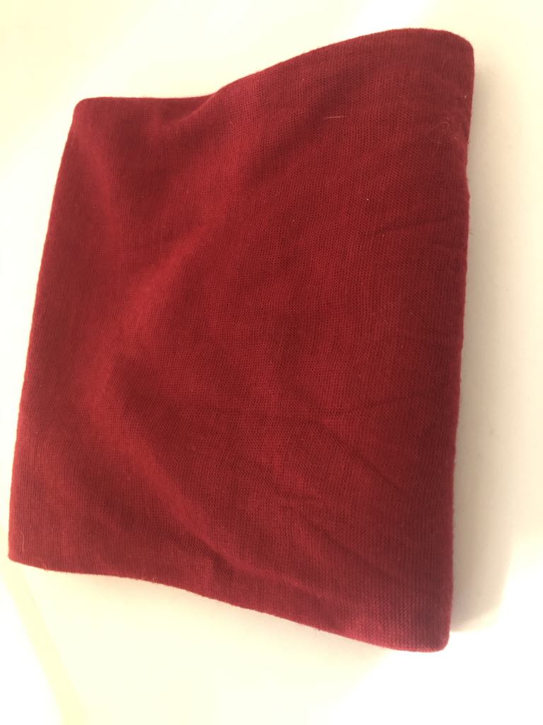 Black or RED Merino Snood/neck warmer