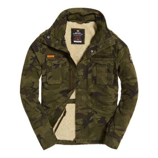SUPERDRY Rookie Edition Camo Jacket - Medium
