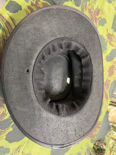 OUTBACK Shade leather Hat - Black (second hand)