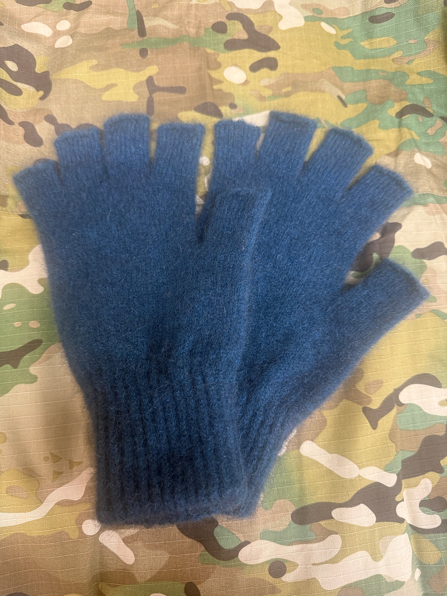 Kiwi Down Possum Merino & Silk Fingerless Gloves
