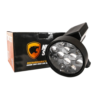 Night Saber - Rechargeable Spotlight 150mm 36W LED (3500 Lumen)