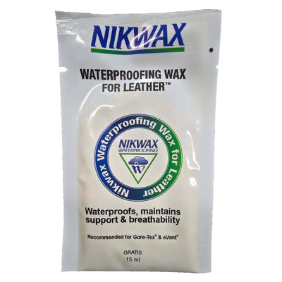 small nikwax leather wax sachet