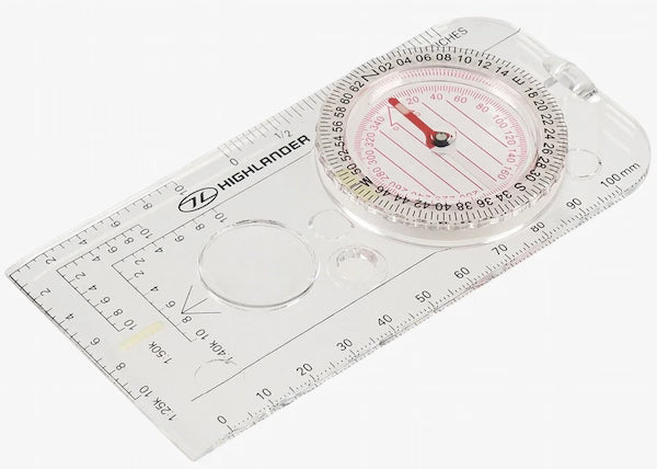 Highlander compass on a white background