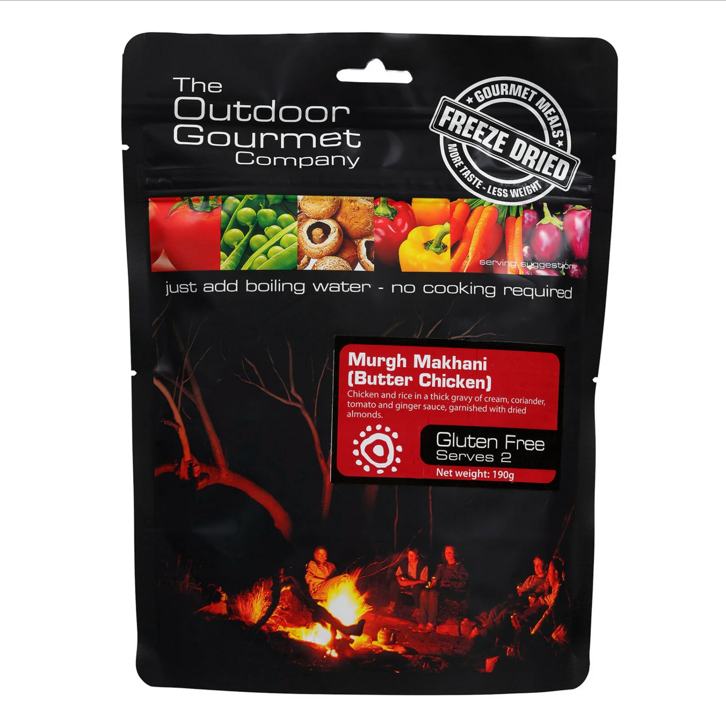 Back Country BUTTER CHICKEN - Murgh Makhani 190 gram pack