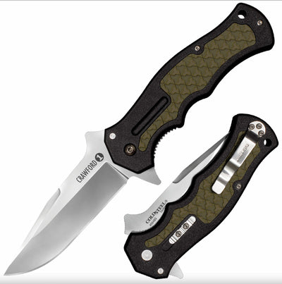 Cold Steel Crawford 1 Folding Knife, 3.5"