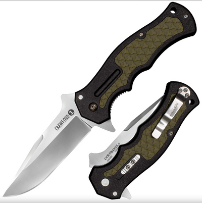 Cold Steel Crawford 1 Folding Knife, 3.5"