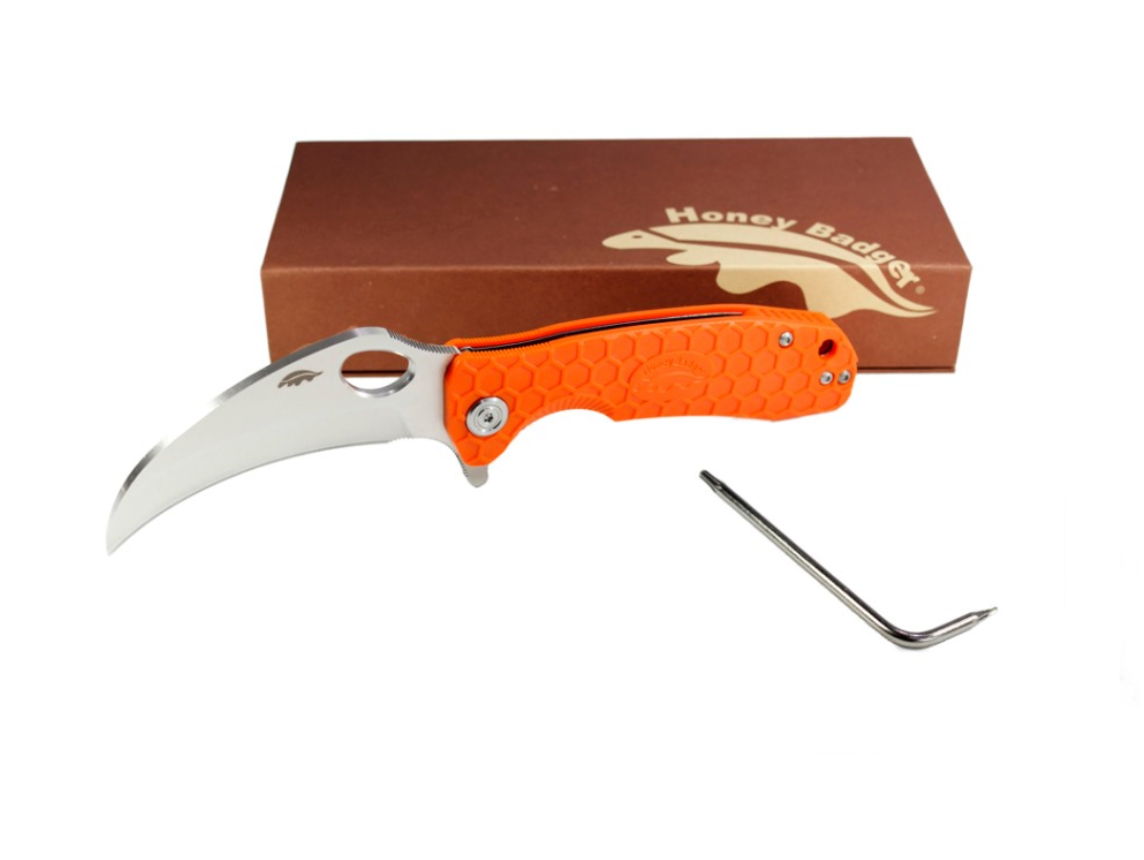 Honey Badger Claw Plain Edge M. Orange