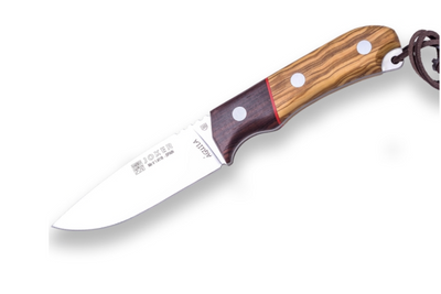Joker Aguila 10.5cm olive/ rosewood Knife and leather Sheath