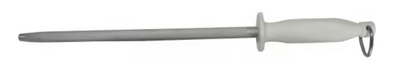 Butchers Steel White Handle Extra Fine Cut 300mm