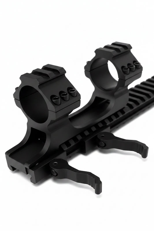 ONE PIECE PICATINNY CANTILEVER DETACHABLE RINGS 25/30MM