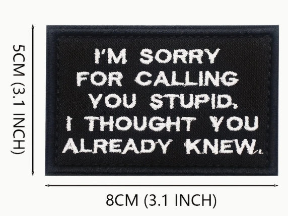 Patches/Badges (Sew on velcro)