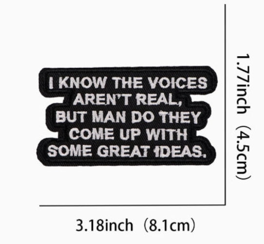 Patches/Badges (Sew on velcro)