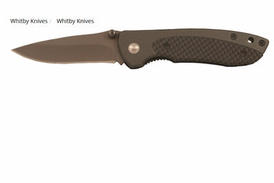 Whitby Carbon Fibre Effect Knife 1 - 2.5"