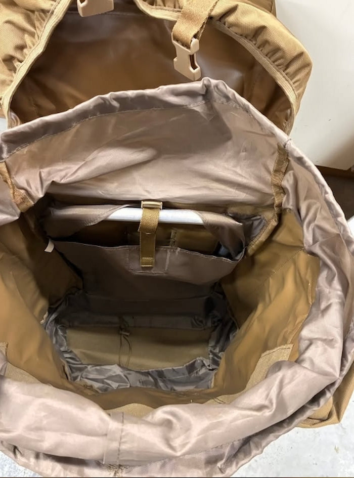 Bundeswehr Heavy Duty 75L Canvas Rucksack - Variable Size 2nd hand