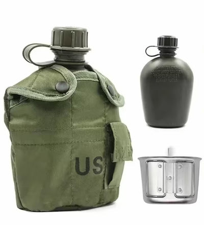Canteen with Cover & Cup 1L with Alice Clips