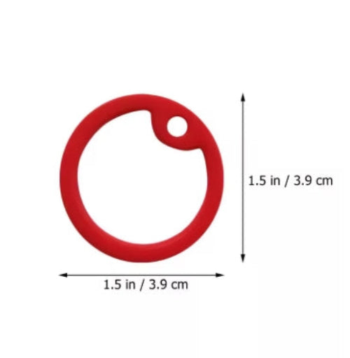 Dog Tag Rubber Silencers - Black or red