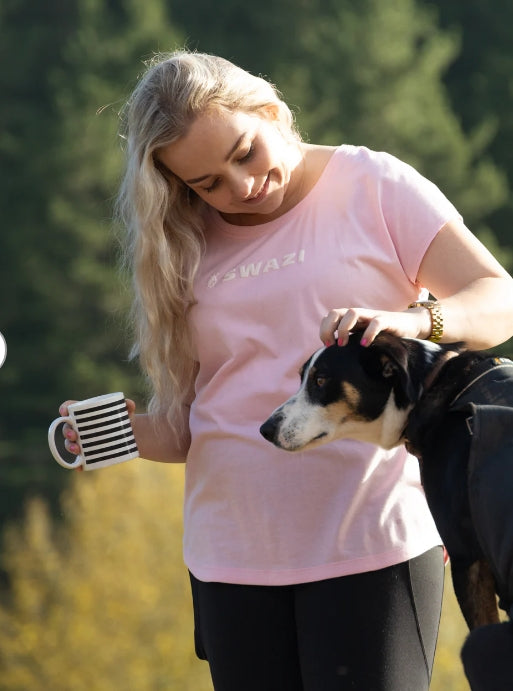 SWAZI WOMENS SWAZI CAP SLEEVE TEE