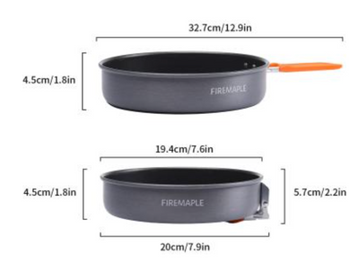 FIRE MAPLE FEAST FP 194mm FRYING PAN NON-STK