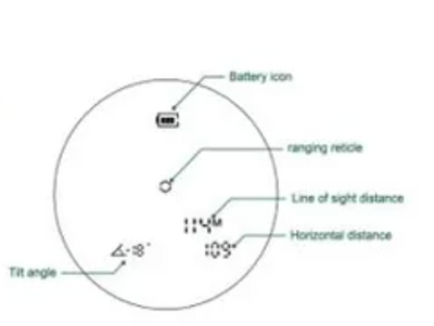 LASER RANGE FINDER BINO 8X42