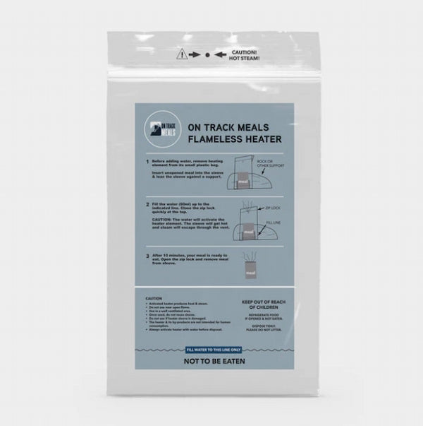 On Track Meals Flameless Heater Bags