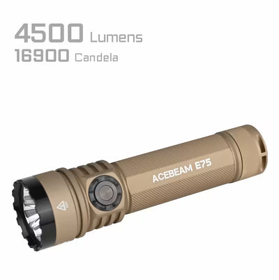 Acebeam E75 Compact 4500 Lumen USB-C Rechargeable LED Torch
