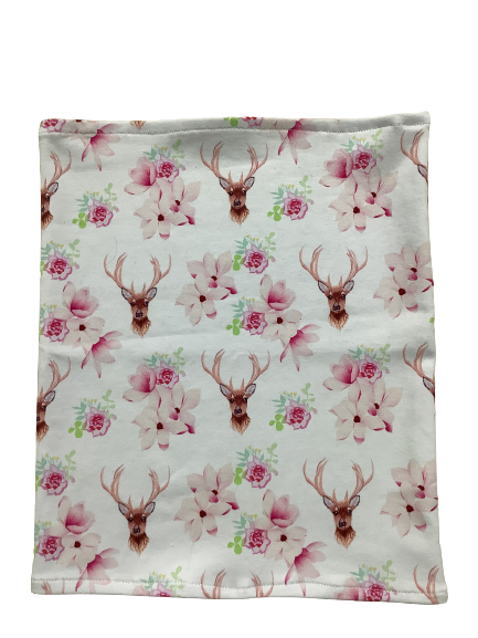 Snood/neck warmer/buff - 2 Deer designs - Male or female