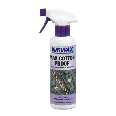spray bottle of nikwax cotton proof