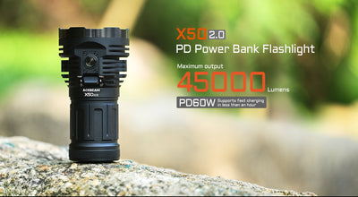 Acebeam - X50 PD Power Bank Flashlight
