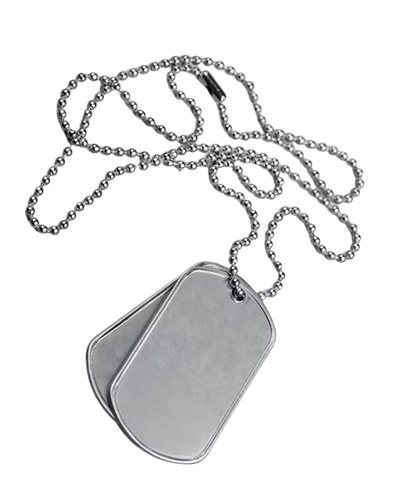 Blank Dog Tags (Silver)