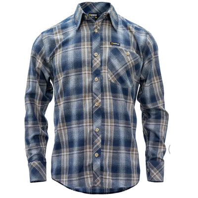 blue check swazi long sleeved shirt