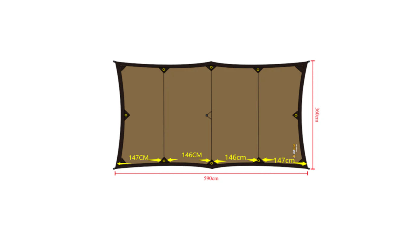 OZtrail - Camper Fly (5.9 metres x 3.6 metres)