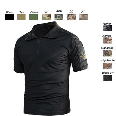 Black Camo polo style Shirt
