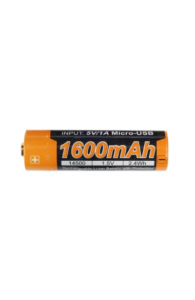 Fenix - 14500 Battery 1600mAh (Micro-USB Rechargeable)