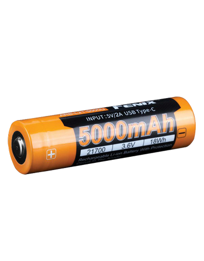 Fenix - 21700 Battery 5000mAh (USB-C Rechargeable)