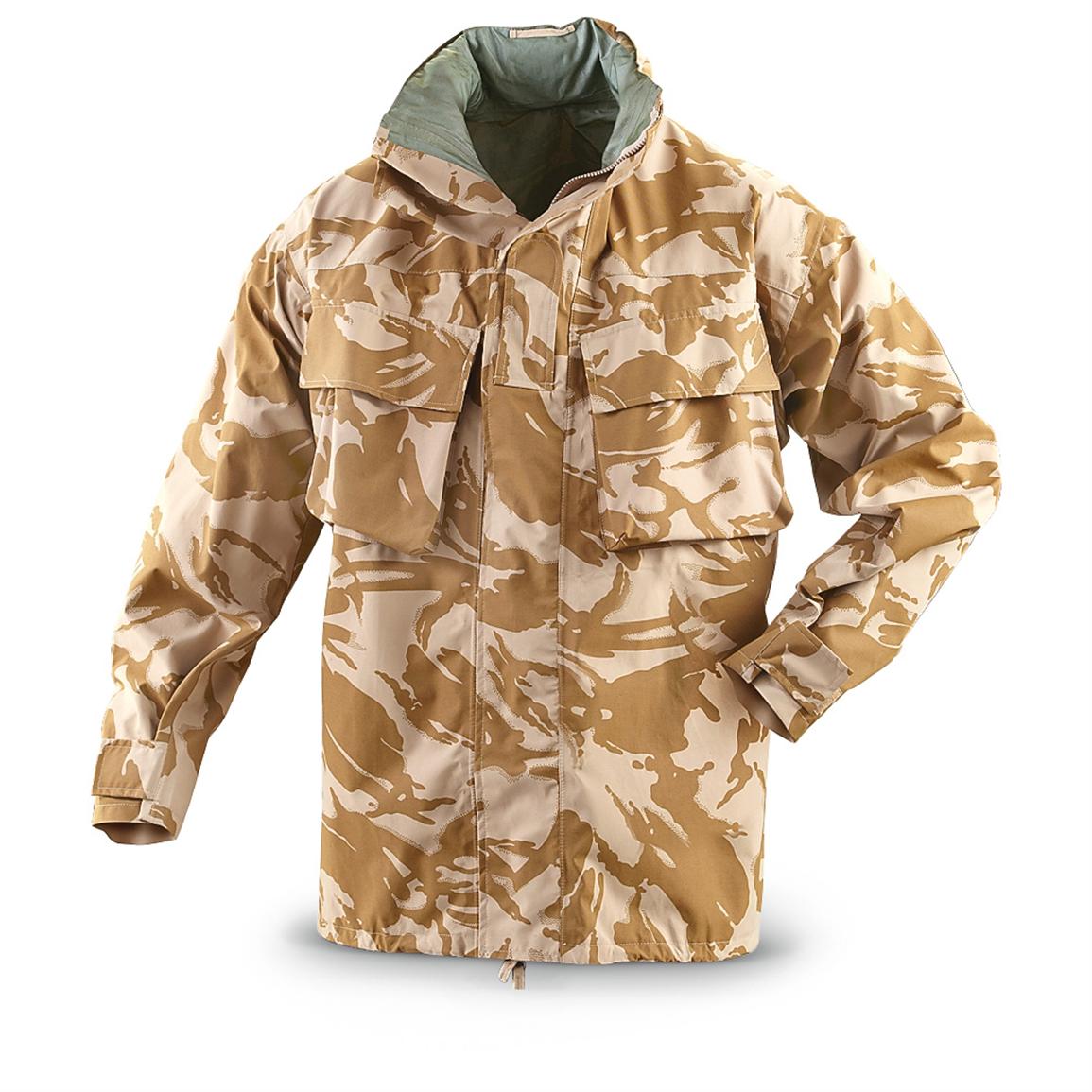 British Army Desert Camo Waterproof MVP Jacket