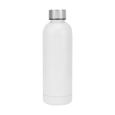 White Double Wall Insulated Drink Bottle 500ml